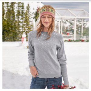 Sundance Constellation XS Gray Cotton Sweater LS
